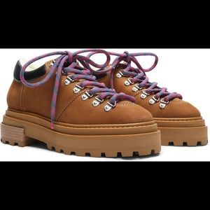 Schutz Lucille Faux Shearling Lined Ankle Boot